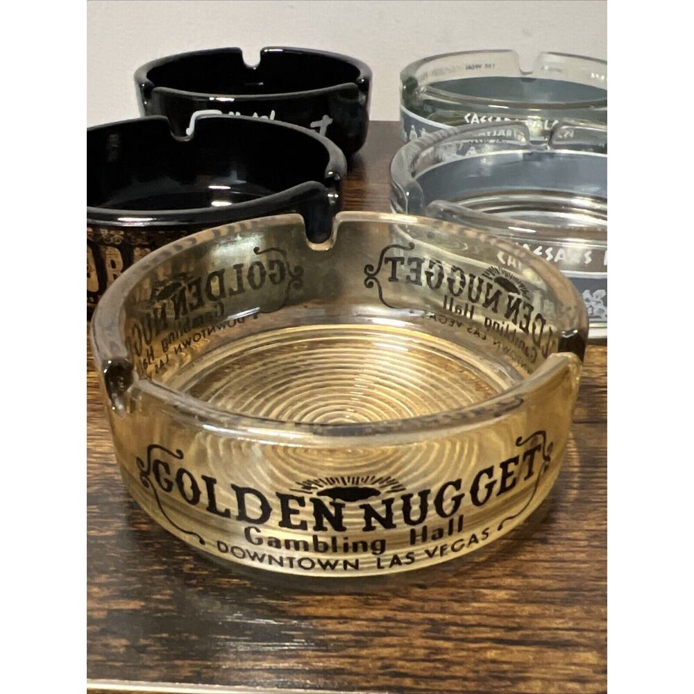 VTG Ashtray Lot: Tropicana, Sands, Golden Nugget, Binion’s Horseshoe, Fremont ++ - Picture 4 of 7